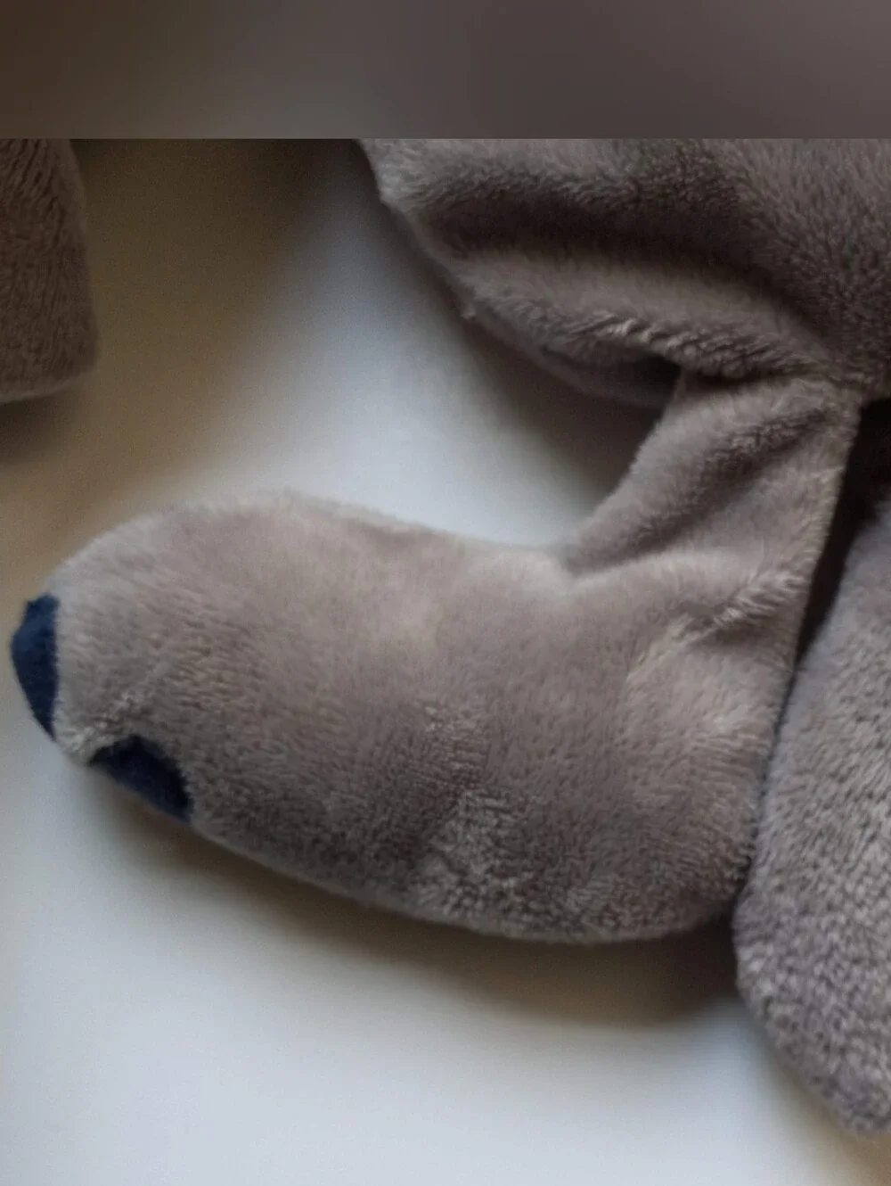 Jellycat Cushkin Elephant Plush Stuffed Animal Gray Polka Dot Retired FLAW